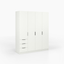 Kleiderschrank | schmal | eine Tür | mit Einlegeböden