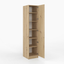 Kleiderschrank | schmal | eine Tür | mit Einlegeböden