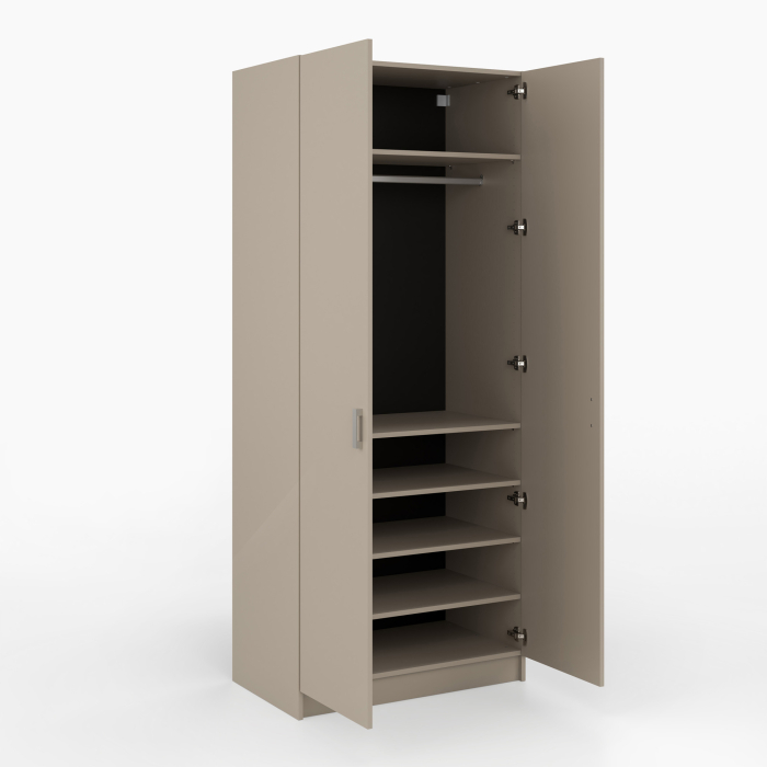 Kleiderschrank | breit | zwei Türen | eine...