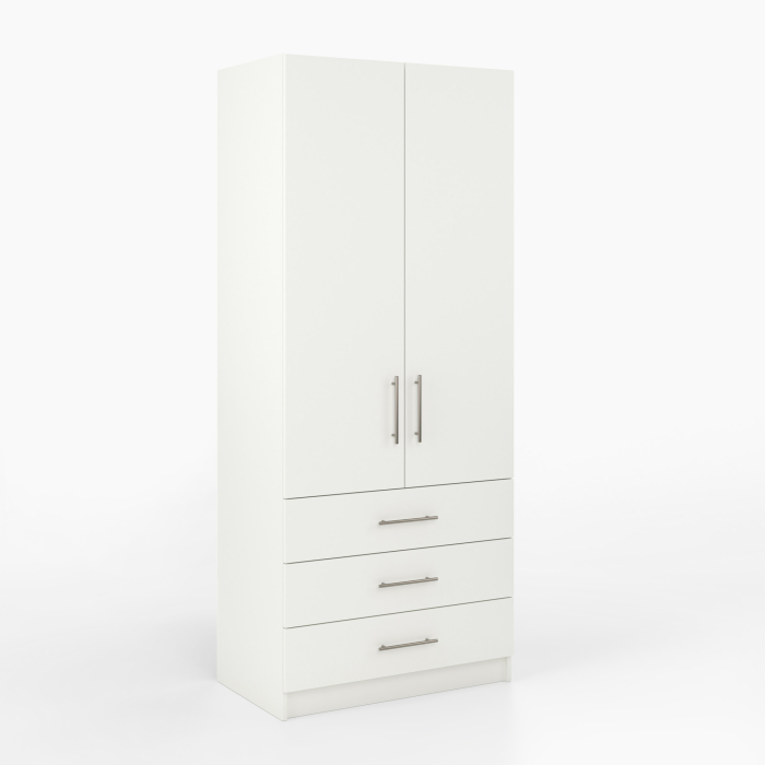 kleiderschrank-breit-zwei-tueren-drei-schubladen-kleiderstange-einlegeboeden
