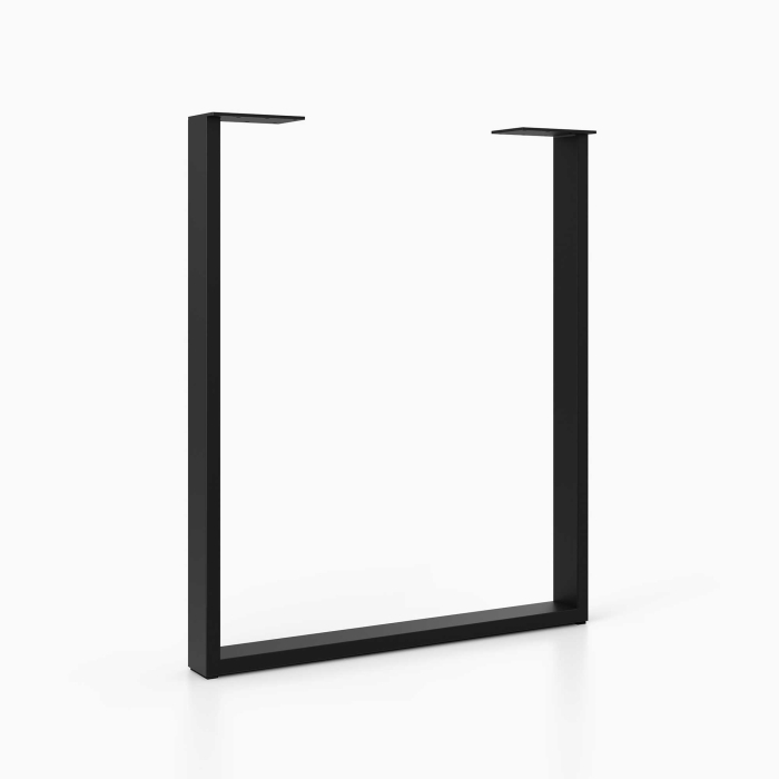 Tischkufe aus Metall in U-Form 600 x 710 mm, in 4 Farben