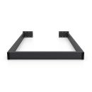 Tischkufe aus Metall 600 x 710 mm, Anthrazit