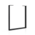 Tischkufe aus Metall 600 x 710 mm, Anthrazit