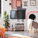 TV-Schrank | schmal | zwei offene Fächer