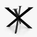Tischgestell aus Metall in Schwarz, 940 x 940 x 720 mm