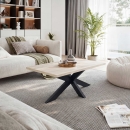 Couchtischgestell aus Metall in schwarz, 980 x 580 x 425 mm