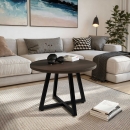 Couchtischgestell aus Metall in schwarz, 500 x 500 x 425 mm