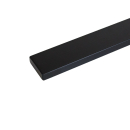 Tischbein schwarz, aus Metall, 715 mm Höhe, schräg zulaufend