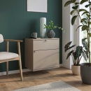 Kommode hängend | niedrig | eine Schublade | eine Tür | variable Einlegeböden