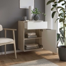 Kommode hängend | mittelhoch | eine Schublade | eine Tür | variable Einlegeböden