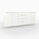 Kommode hängend | vier Türen | vier Schubladen | variable Einlegeböden