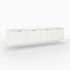 Lowboard hängend | niedrig | lang | vier Schubladen
