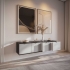 Lowboard hängend | niedrig | lang | vier Schubladen