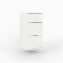 Kommode hängend | schmal | mittelhoch | drei Schubladen