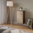 Kommode hängend | schmal | mittelhoch | drei Schubladen