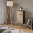 Kommode hängend | schmal | mittelhoch | drei Schubladen