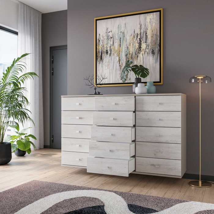 Kommode hängend | fünfzehn Schubladen
