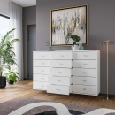 Kommode hängend | fünfzehn Schubladen