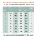 Hängeschrank | mit offenem Fach |  hoch | zwei Türen | variable Einlegeböden