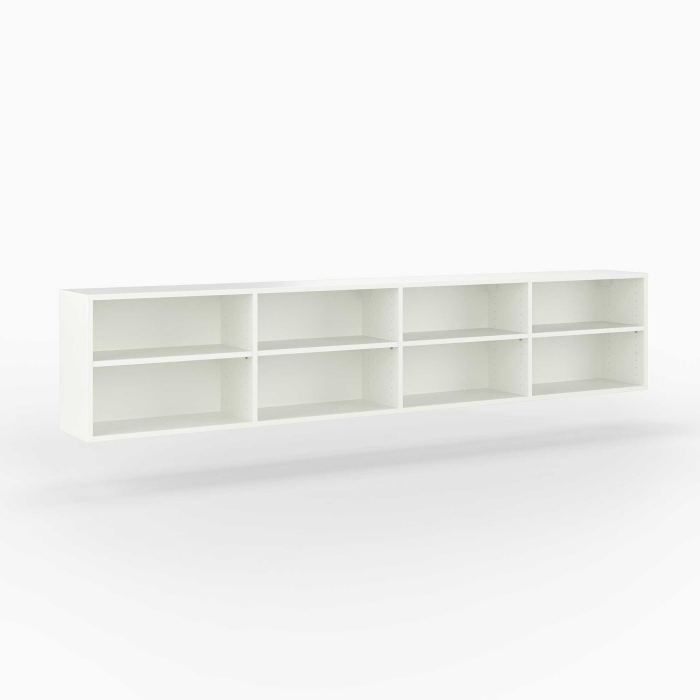 Wandregal | breit | 4x2 Fächer | variable...