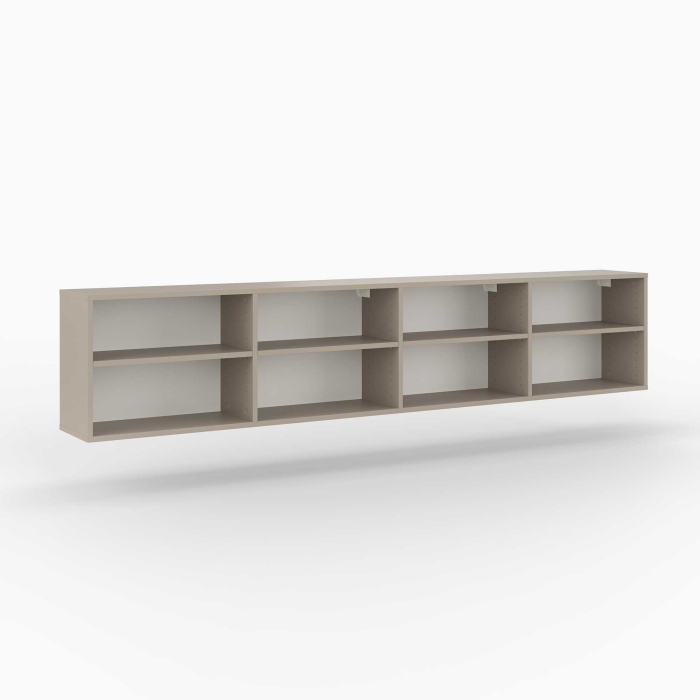 Wandregal | breit | 4x2 Fächer | variable...