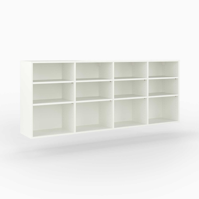 Wandregal | mittelhoch | 4x3 Fächer | variable...