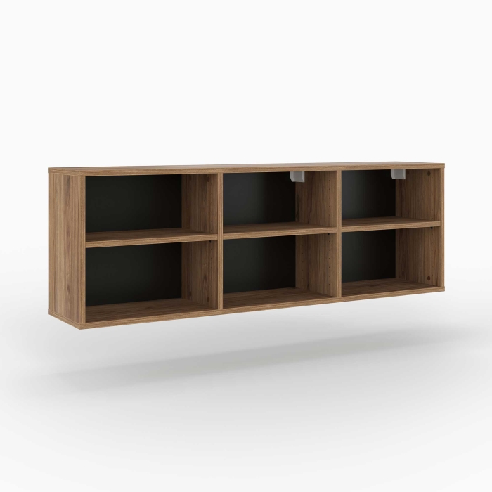 Wandregal | breit | 3x2 Fächer | variable...