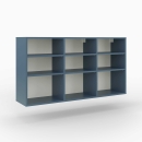 Wandregal | mittelhoch | 3x3 Fächer | variable Einlegeböden
