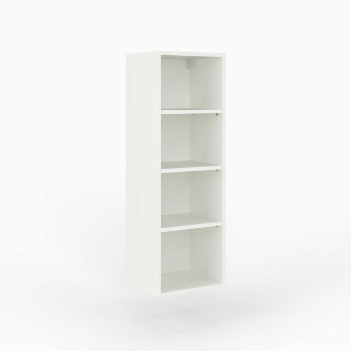 Wandregal | hoch | schmal | drei Fächer | variable...