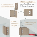 Türflügel | Einzeltür | schmal | mit Topfbändern und Griff